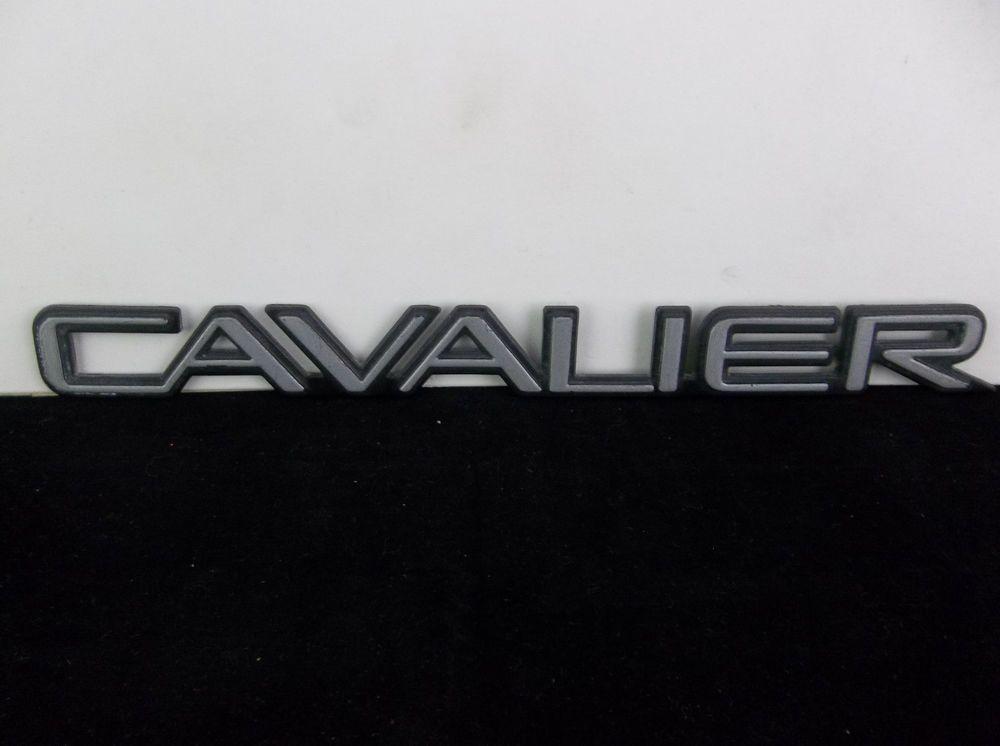 Chevrolet Cavalier Logo - 1990-1994 Chevrolet 