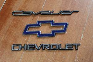 Chevrolet Cavalier Logo - 95-99 Chevy Chevrolet Cavalier Badge Trunk Emblem Chrome Plastic ...