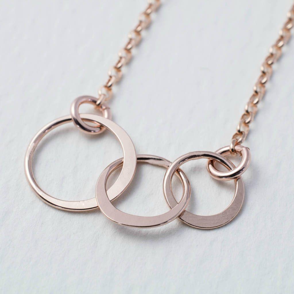 Eternity Circle Logo - rose gold eternity circle necklace