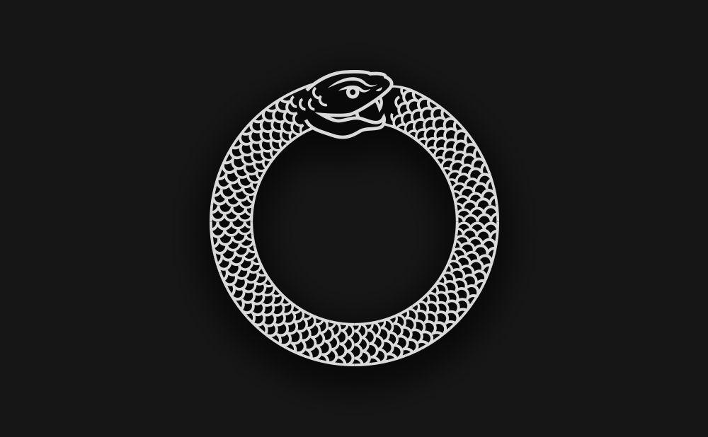 Eternity Circle Logo - Logo Reel on Behance | snake, ouroboros, karma, logo, graphic design ...