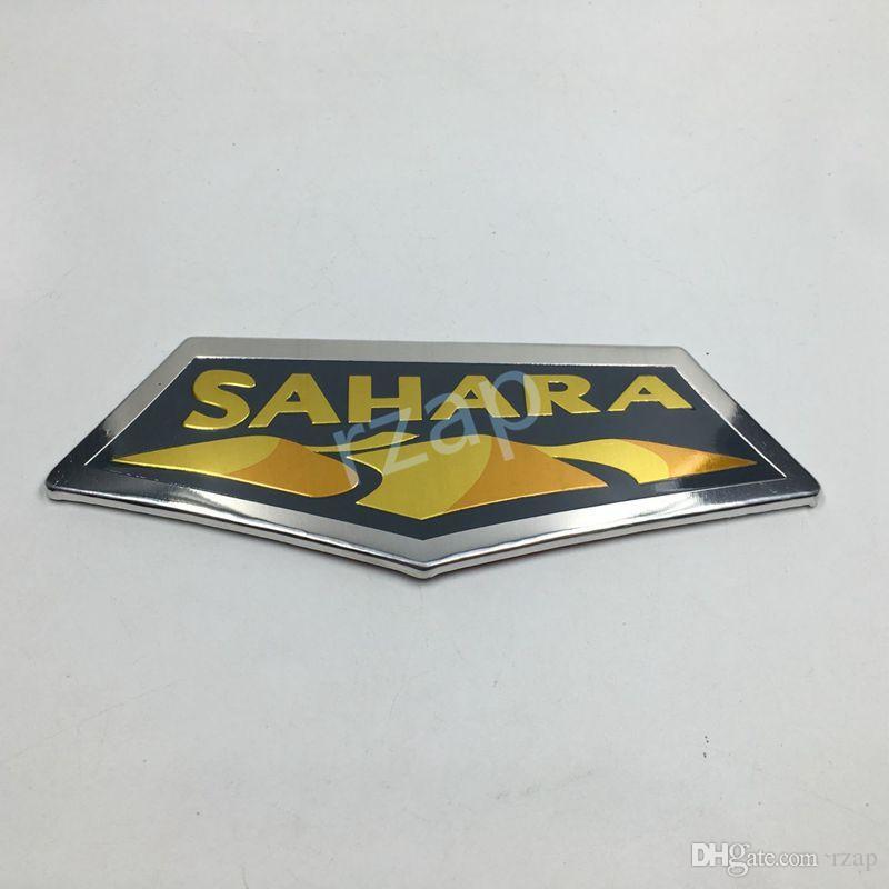 Jeep Wrangler Sahara Logo - Compre 2 Pçs / Lote Novo Estilo Para Jeep Wrangler Sahara Logo ...