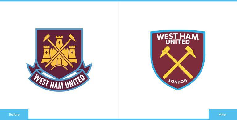 West Ham United Logo - Football Club Logo Design Updates 2016-2017 Season - Canny