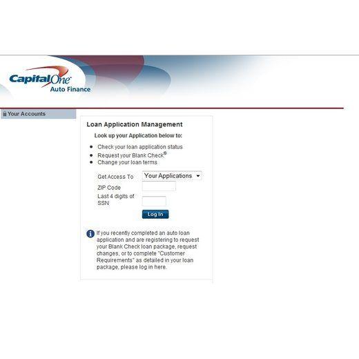 capitol one auto loan