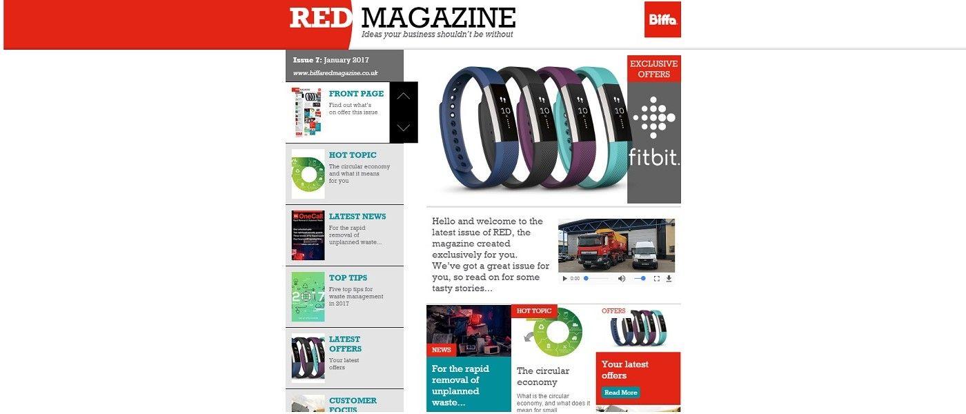 Red Magazine Logo - Biffa – RED Magazine – 44 Communications