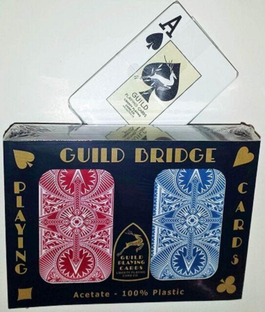 Red and Blue Anchor and Arrow Logo - Guild Arc and Arrow Red & Blue Bridge Jumbo Index Playing Cards | eBay