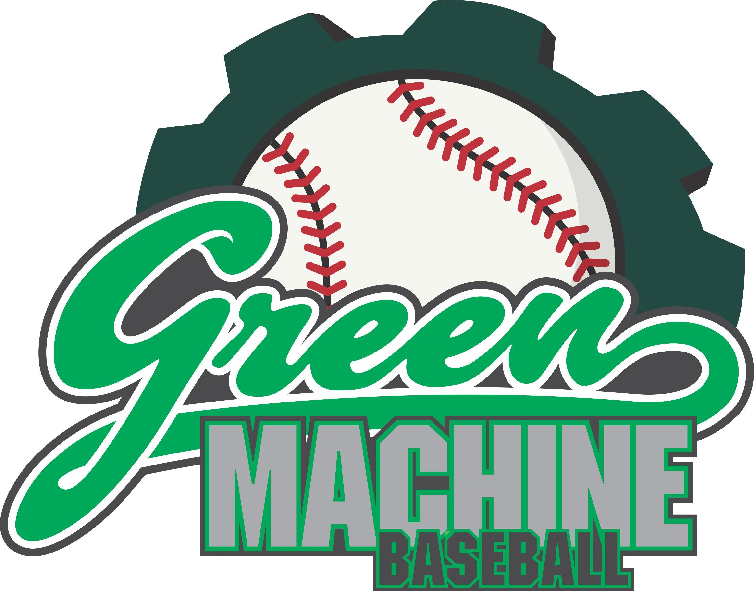Green Machine Logo - Green Machine Baseball