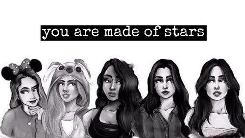 Fifth Harmony Black and White Logo - Fifth Harmony (fan art is not mine tho I just added the text)