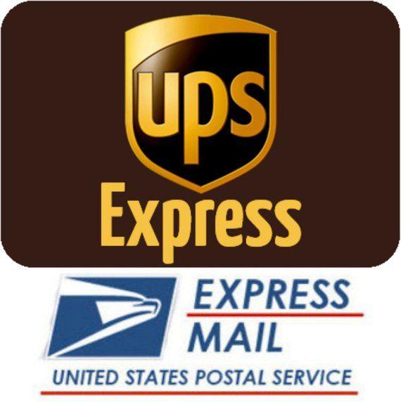 UPS Express Logo - Express shipping via UPS & USPS Express Shipping | Etsy