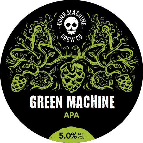 Green Machine Logo - Green Machine - Bone Machine Brew Co - Untappd