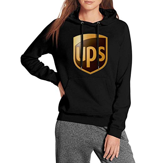 UPS Express Logo - Woman United-Parcel-Service-UPS-Express-Logo- Hoodie Sweatshirt ...