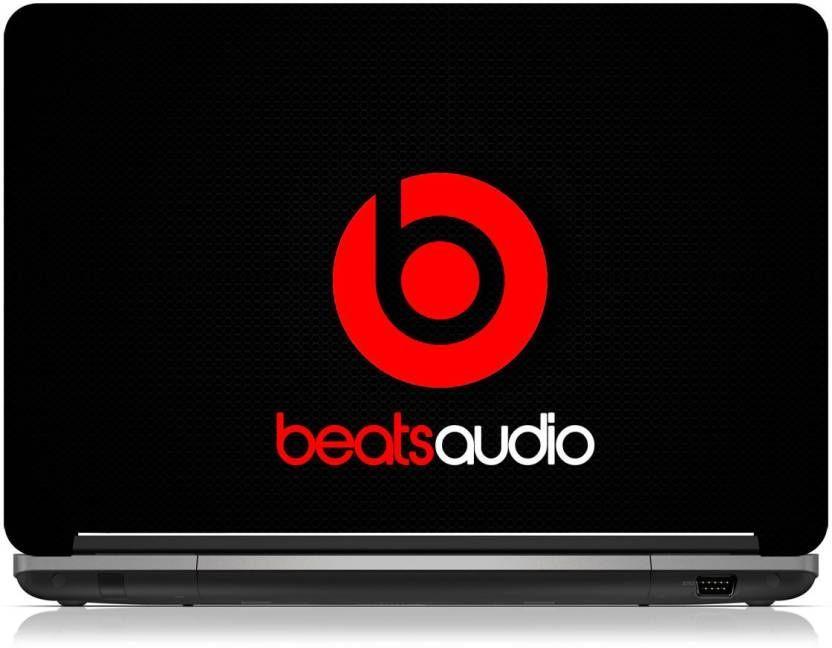 Red Beats Logo - Brandpro Beats Audio 2 Logo Skin 10.1 Inch Vinyl Laptop Decal 10.1