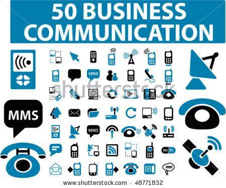 Business Communication Logo - stock-vector–business-communication-signs-vector-48771832 | defaulters12