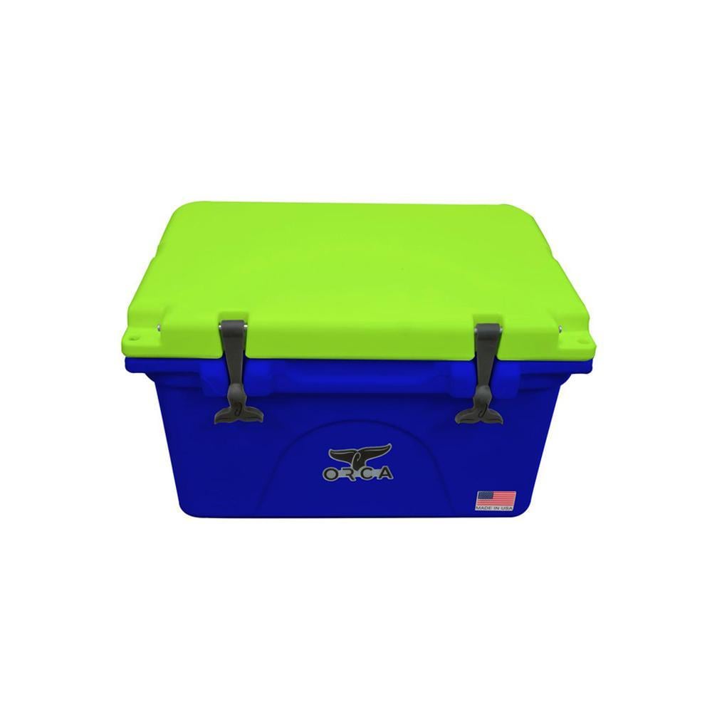 Blue and Chartreuse Logo - ORCA Blue/Chartreuse 26 Qt. Cooler-ORCBL/CH026 - The Home Depot