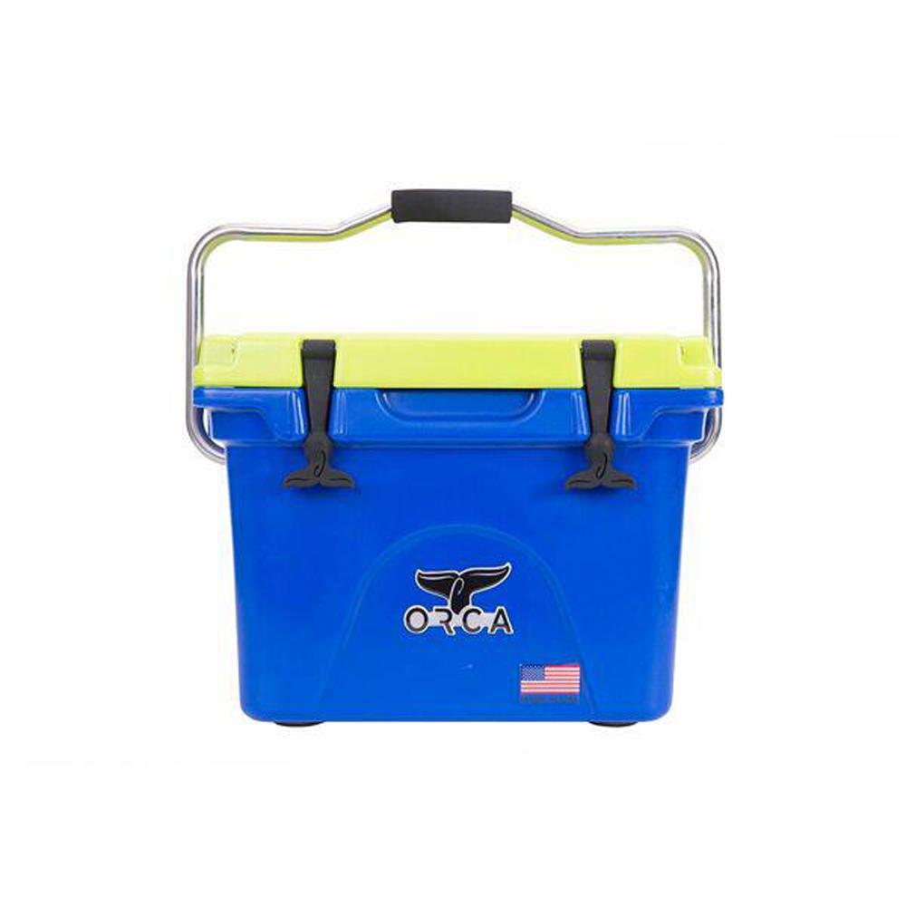 Blue and Chartreuse Logo - ORCA Blue/Chartreuse 20 Qt. Cooler-ORCBL/CH020 - The Home Depot