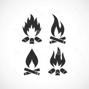Blazing Flame Logo - Stock Illustration Fire Flame Logo Template