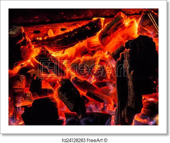 Blazing Flame Logo - Free art print of Blazing fire | FreeArt | fa24128283
