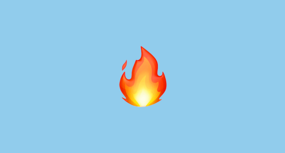 Blazing Flame Logo - 