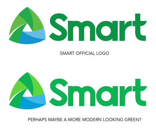 Smart Logo - PLDT and Smart New Logo: Delta and this is no beta. One Design PH