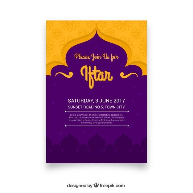 Purple and Yellow Logo - Purple and yellow iftar Vector