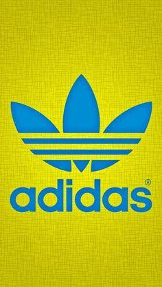 Yellow Adidas Logo - Best Adidas logo image. Background, Background image