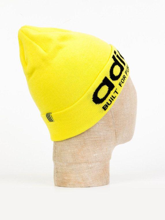 Yellow Adidas Logo - adidas Logo Beanie Yellow