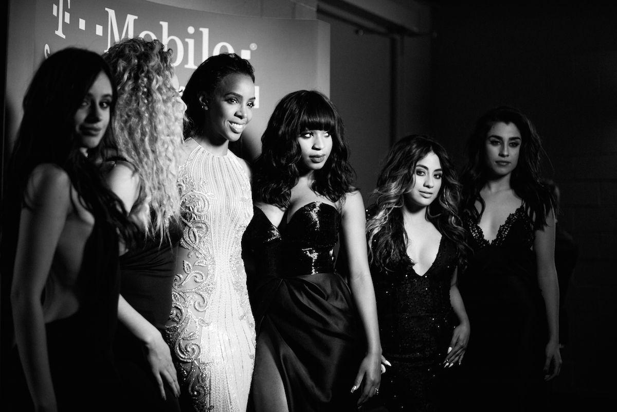 Fifth Harmony Black and White Logo - Watch Fifth Harmony Perform “All In My Head (Flex)” | Billboard ...