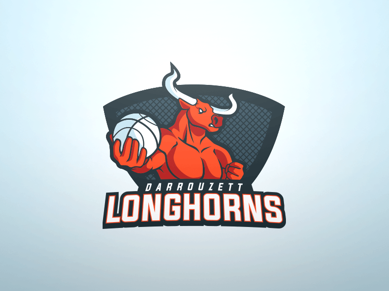 Red Longhorn Logo - Darrouzett Longhorns - Logo Design by Kallum Rayner | Dribbble ...