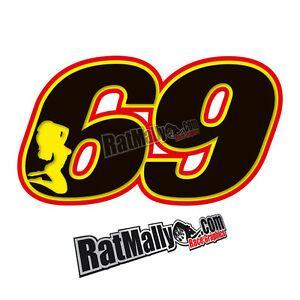 Numbers 69 Race Logo - RACE NUMBERS DECALS GRAPHICS x3 *v2016*