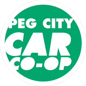 City Car Logo - Roaming. Peg City Car Co Op