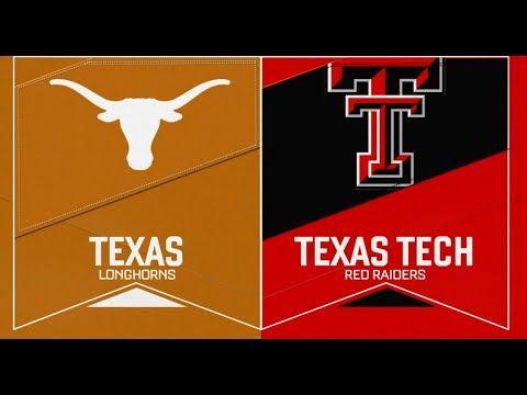 Red Longhorn Logo - Texas Longhorns vs Texas Tech Red Raiders highlights (11/10/18 ...