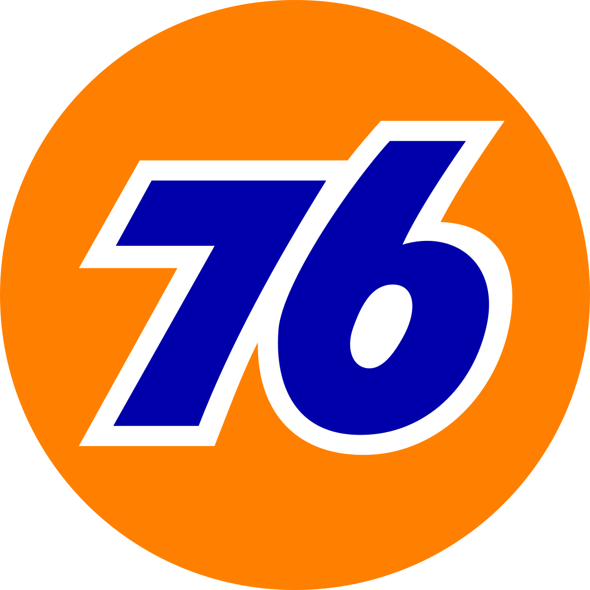 Numbers 69 Race Logo - 76 (gas station)