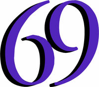 Numbers 69 Race Logo - Race Car Number Gallery Details
