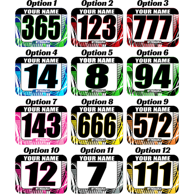 Numbers 69 Race Logo - Race Numbers with Name -Road Rash Design -Mini -SX MX ATV AMA Dirt ...