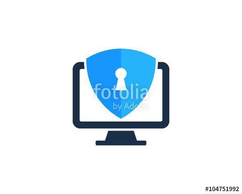 Computer Security Logo - Computer Security Logo Stock Image And Royalty Free Vector Files