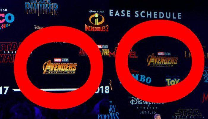 Avengers Infinity War Logo - Updated Avengers: Infinity War Logo Unveiled At D23