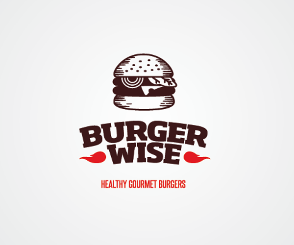 Trendy Food Logo - Cool Burger Logo Design Inspiration 2016 17