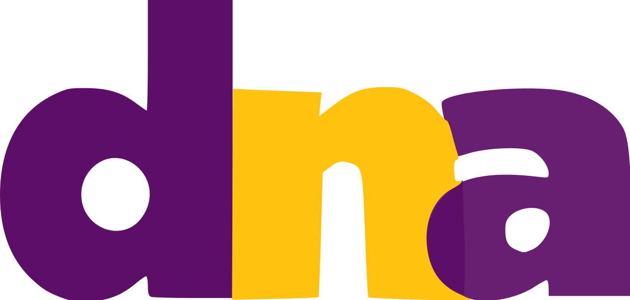 Purple and Yellow Logo - File:DNA Daily News and Analysis New Logo.svg