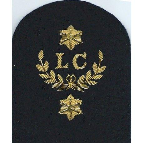 Navy and Gold LC Logo - Royal Marines LC In Wreath + 2 Stars: Landing Craft Marines or Command