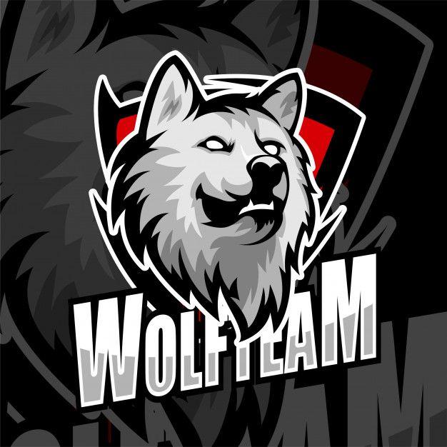 Wolf Gaming Logo - Esports gaming logo badge wolf team Vector