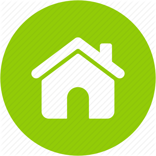 House Circle Logo - Building, circle, construction, estate, home, house, office icon