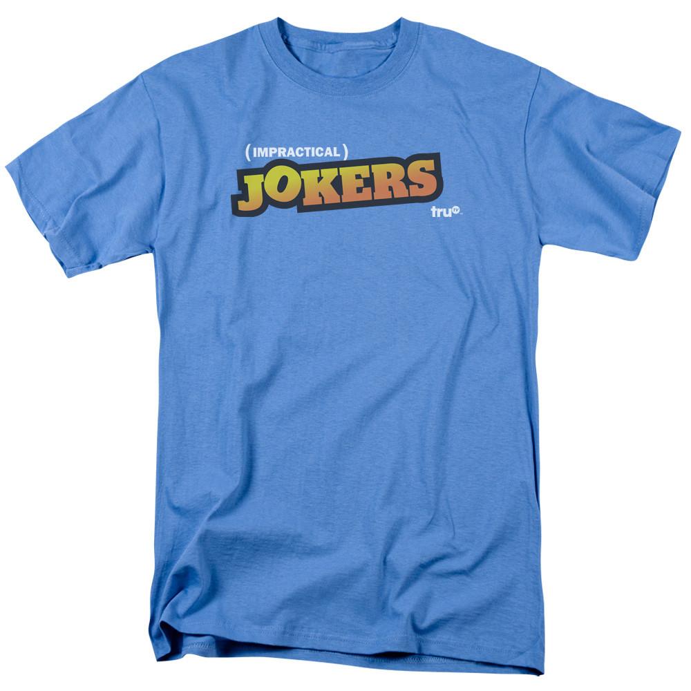 truTV Logo - truTV Impractical Jokers Jokers Logo Adult Carolina Blue T-Shirt ...