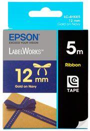 Navy and Gold LC Logo - Ribbon 12mm Gold on Navy 5 meters Australia Online
