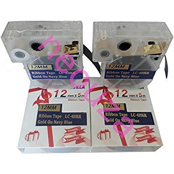 Navy and Gold LC Logo - 2PK NEOUZA Compatible For Epson LabelWorks Ribbon LC Cartridge 1 2