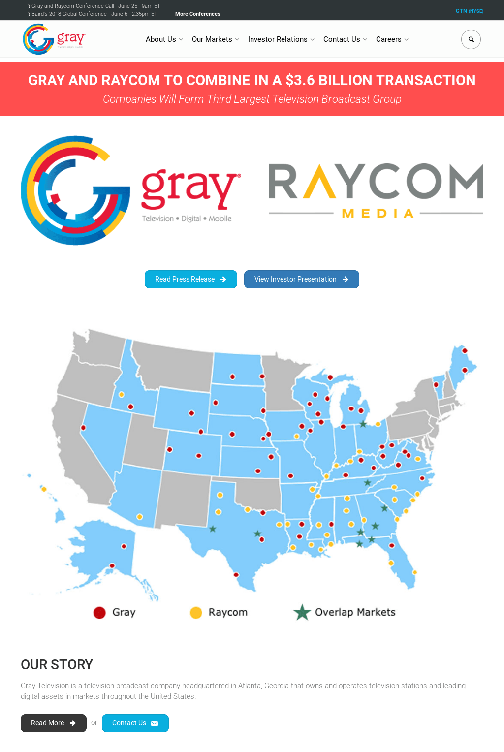 Gray Television Company Logo - Gray Competitors, Revenue and Employees - Owler Company Profile