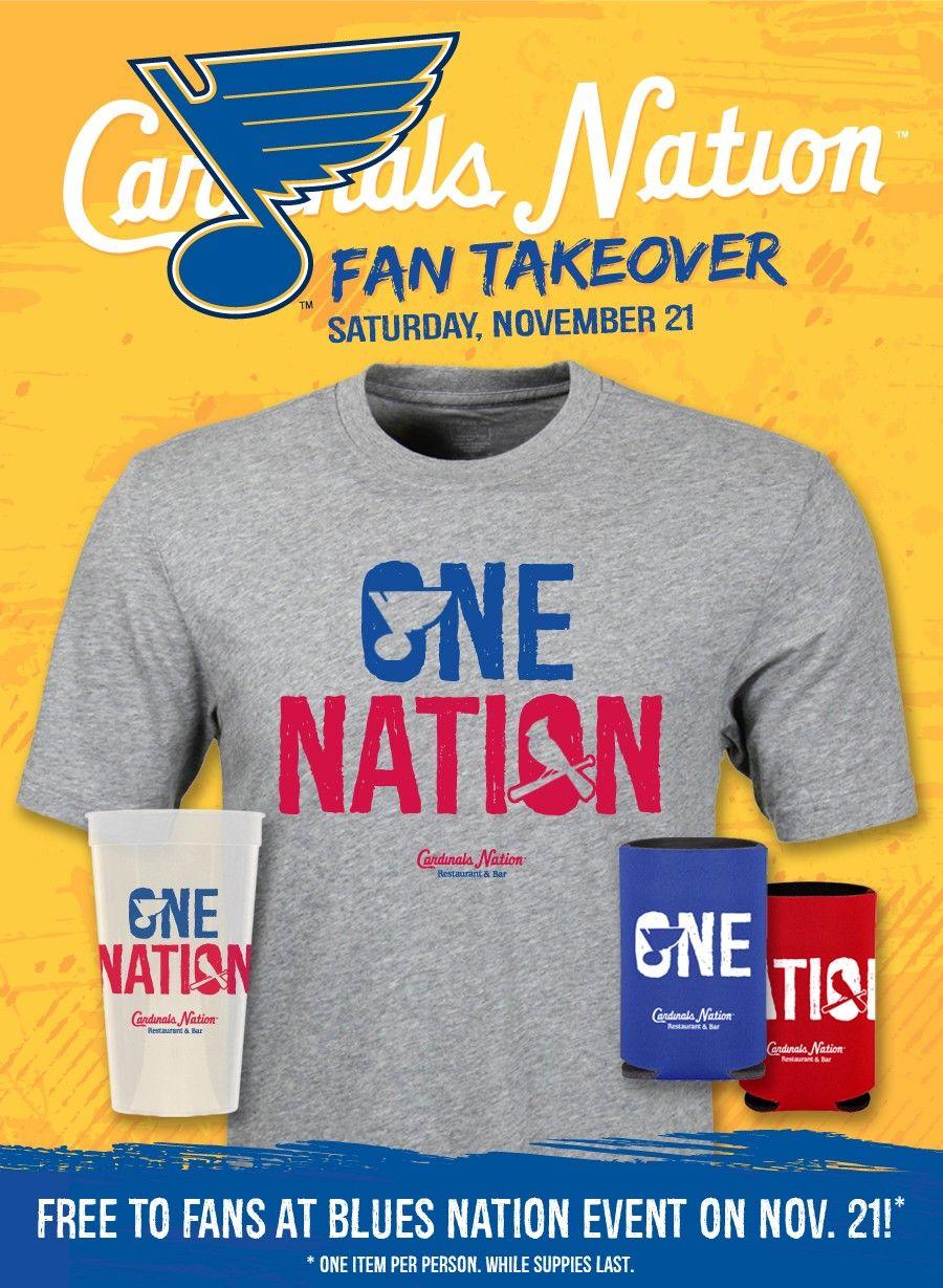 Cardinals Nation Logo - Blues Nation + Cardinals Nation = #OneNation – Cardinals Insider