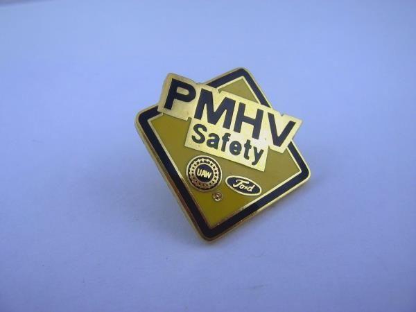 UAW Safety Logo - Vintage Lapel Hat Pin: PMHV Safety UAW Ford | eBay