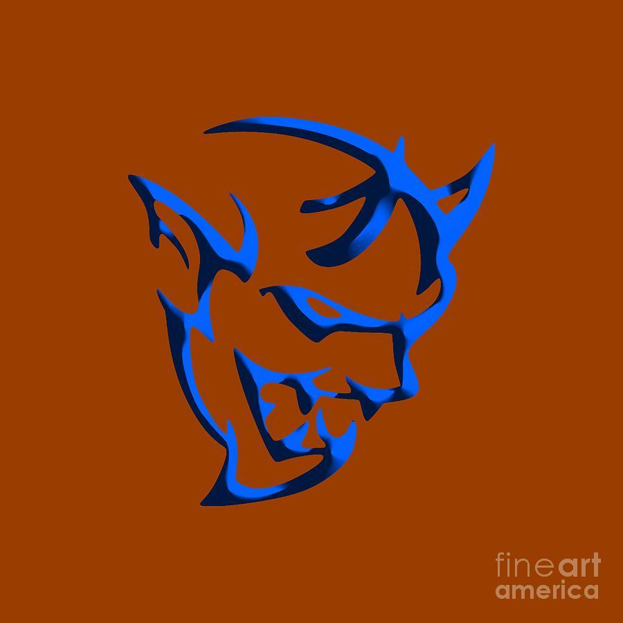 Dodge Demon Logo - Dodge Demon Logo Digital Art by Jerry Dyl