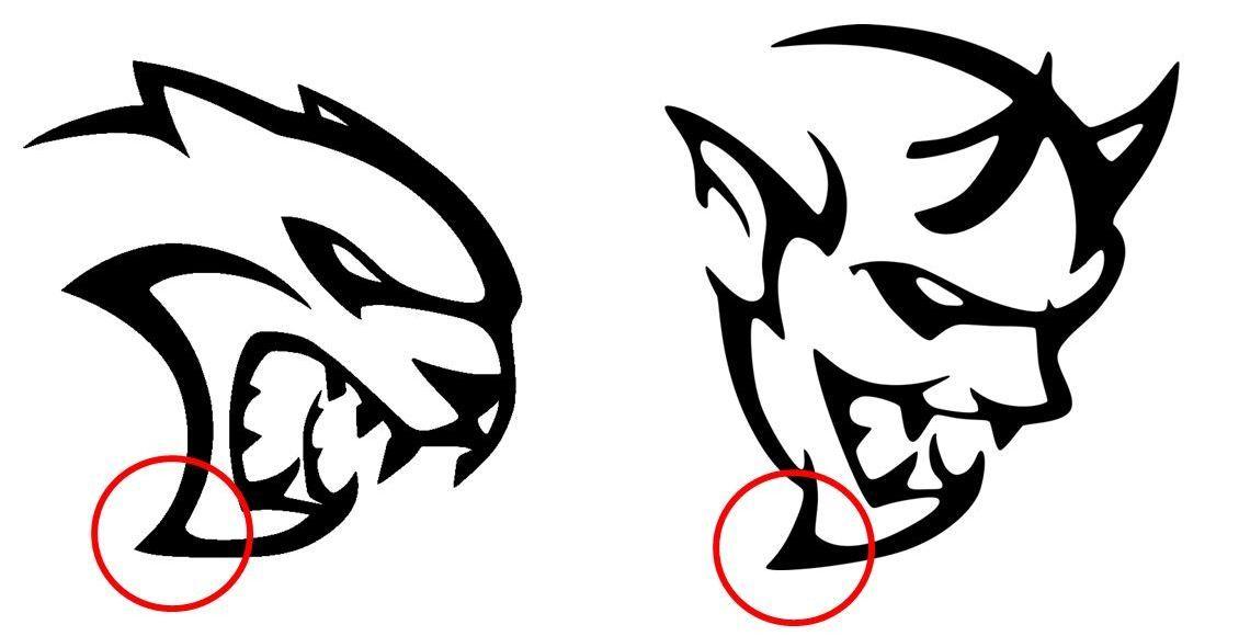 Dodge Demon Logo - Behind the Badge: Striking Similarities Between the Dodge Demon ...