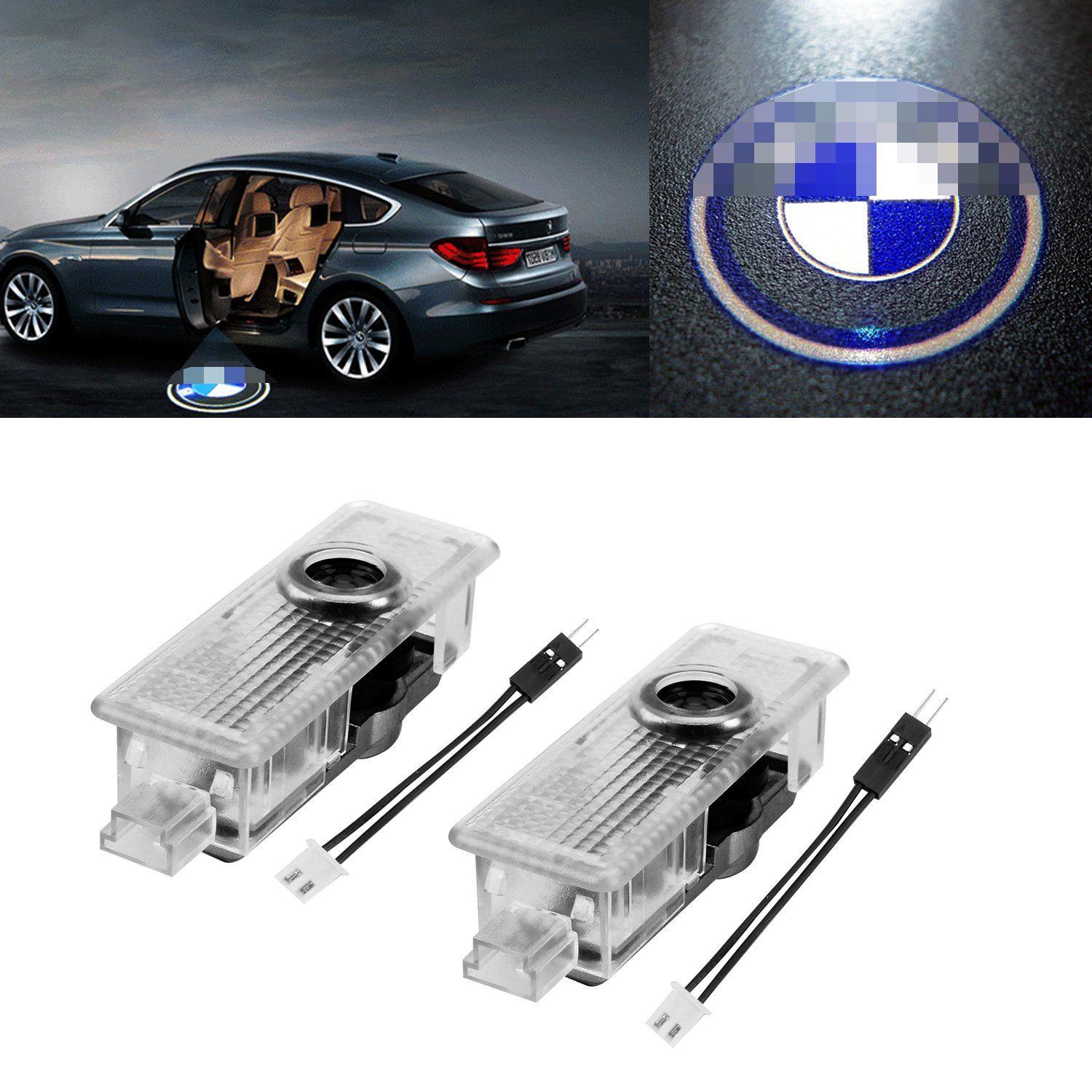 Custom LED Automotive Logo - Car Door Logo Lights, FlexDin 2PCS Custom LED Door Courtesy Puddle ...
