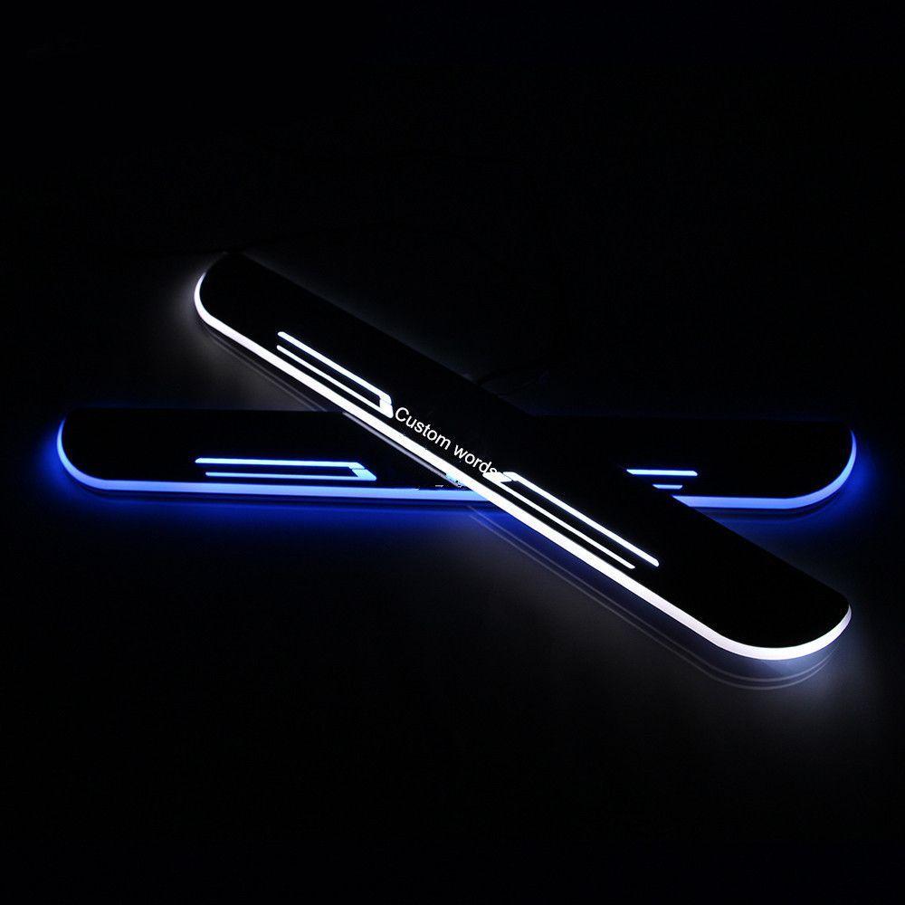 Custom LED Automotive Logo - COOL !!! custom LED dynamic DOOR SILL PANEL SCUFF PLATE KICK STEP ...